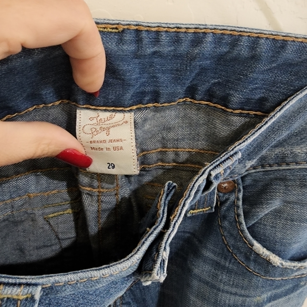 True Religion Low Rise Joey Flared Bootcut Jeans … - image 3